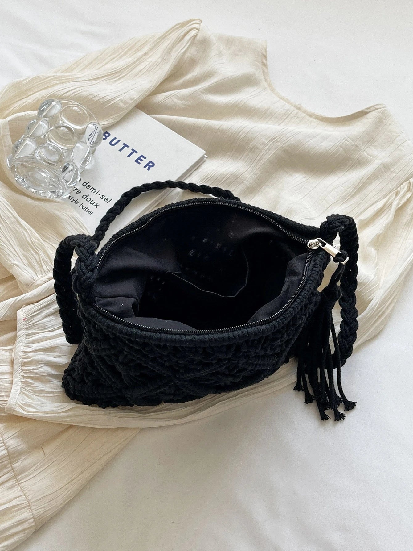Vävd crossbodyväska
